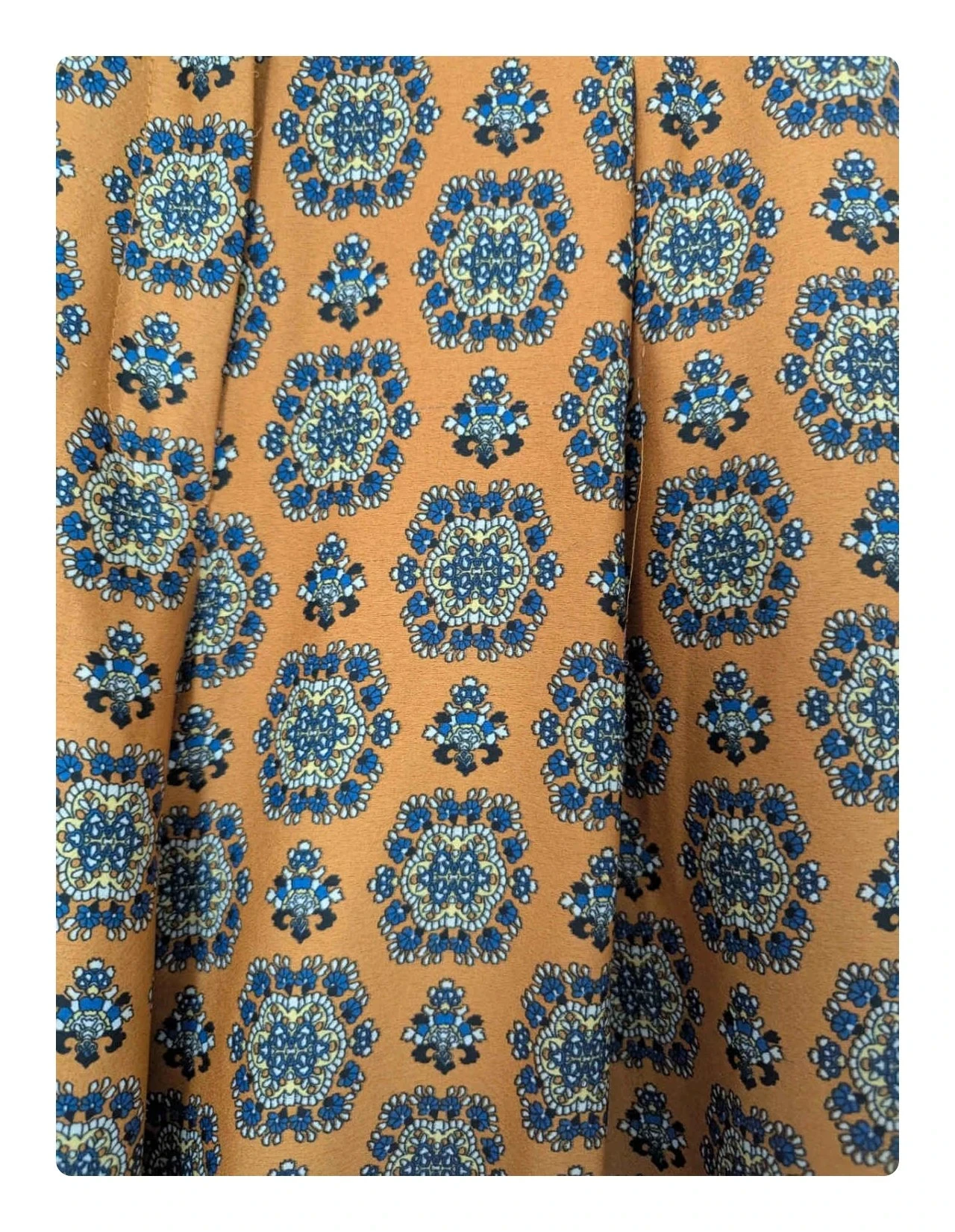 Pantalón fluido amplio River Island estampado de pañuelo / cachemir - T. 34 – photo 3